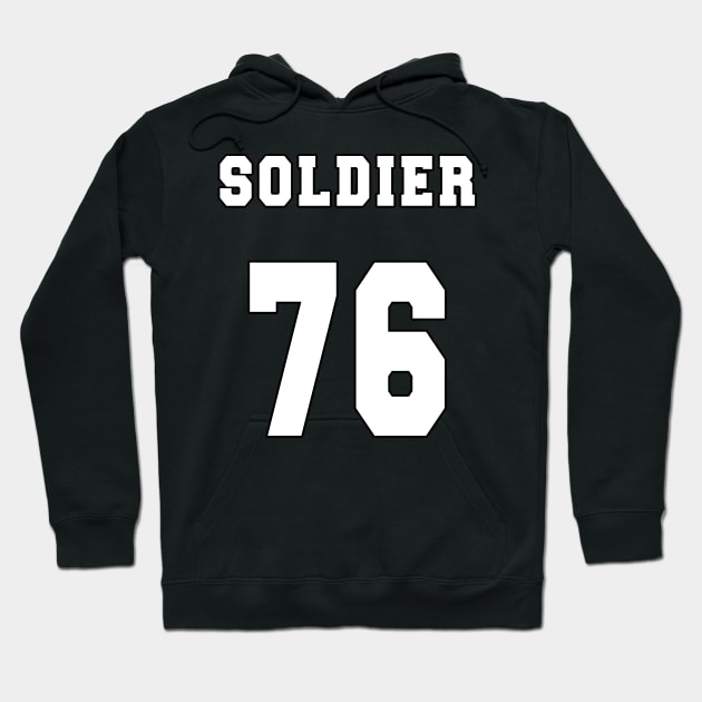 Solider 76 Letterman Hoodie by tachibonbons